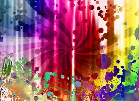 Creative digital background creative digital acid multicolored background ... Stock Photos