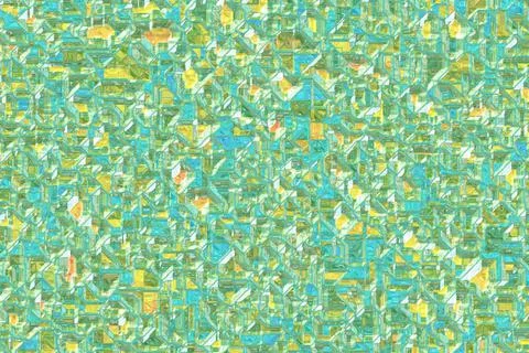 Creative digital crystal pattern cg background illustration Stock Illustration
