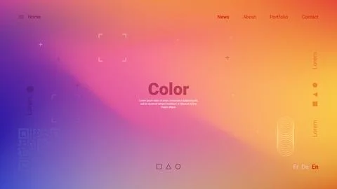 Creative digital design featuring vibrant gradient colors and modern aesthe.. イラスト素材