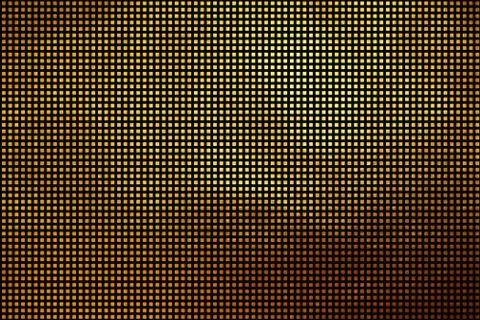 Creative digital luxurious shinning checkered square / cube grid golden abstract Stock Illustration