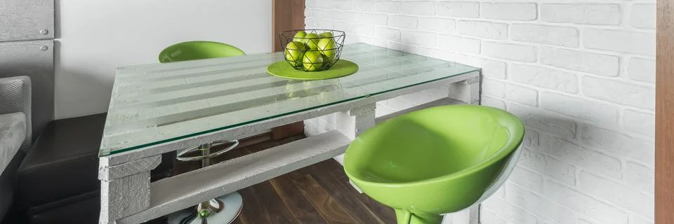 Creative dining area Foto stock