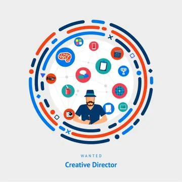 Creative Director Stock Illustration