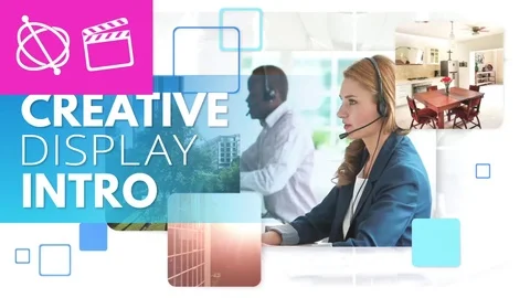 Creative Display Intro – Apple Motion and Final Cut Pro X Template Стоковые After Effects