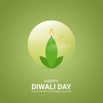 Creative Diwal Day ads design. Happy Diwali Day, Celebrated in United State.. Stock Illustration