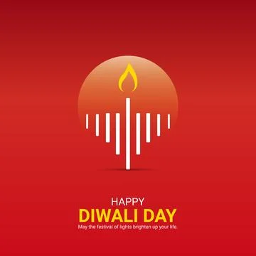 Creative Diwal Day ads design. Happy Diwali Day, Celebrated in United State.. Stock Illustration