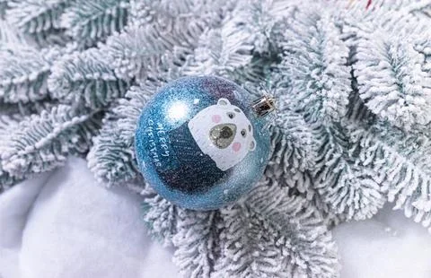 Creative diy craft hobby. Making handmade craft christmas ornaments and bal.. Foto stock