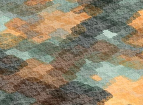 Creative doodle art seamless pattern with different shapes and textures Stock Illustration