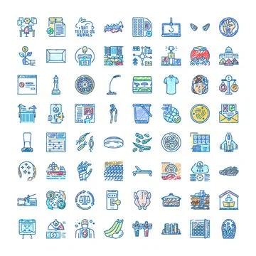Creative doodle hand drawn sketch icons collection 스톡 일러스트