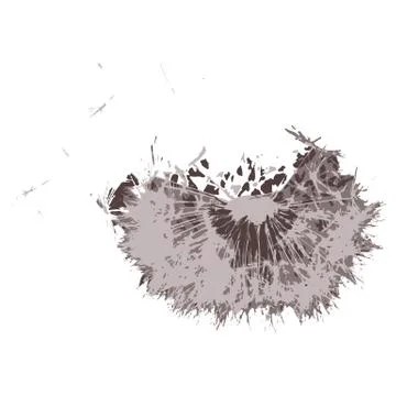 Creative drawing dandelion. イラスト素材