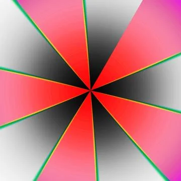 Creative dynamic radial neon red abstract background Stock Illustration