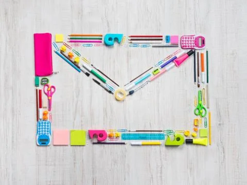 Creative e-mail icon Stock Photos