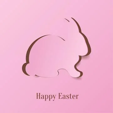 Creative Easter bunny Stock Illustration