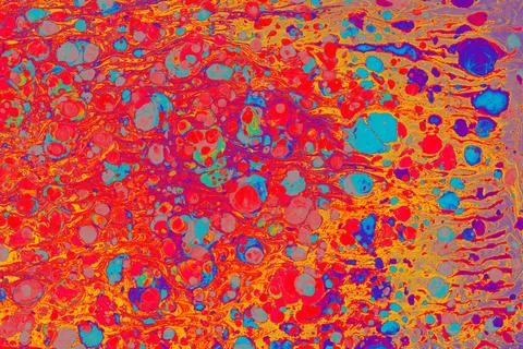 Creative ebru background with abstract acrylic painted marbling texture. Stock Photos