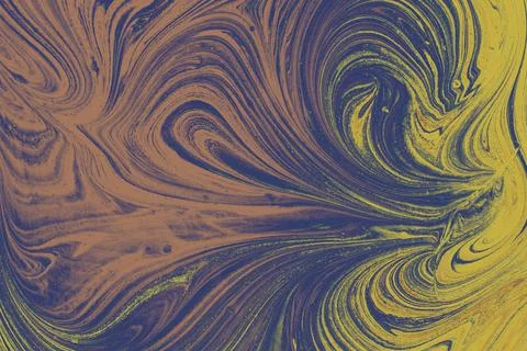Creative ebru background with abstract acrylic painted marbling texture. Stock Photos