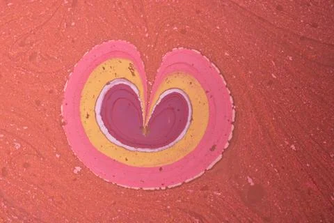 Creative ebru maarbling background texture  with abstract paint. Stock Photos