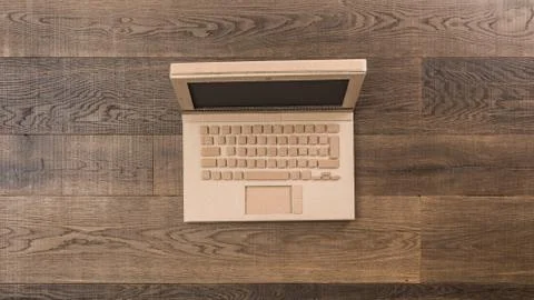 Creative eco-friendly laptop Stock-Fotos