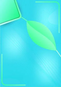 Creative eco friendly modern A4 size brochure templates design Stock Illustration
