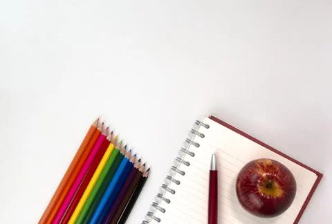 Creative education elements on white backgroup, used in Back to school concep 库存照片