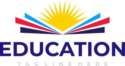 Creative education logo icon design, vector illustration Stockillustratie