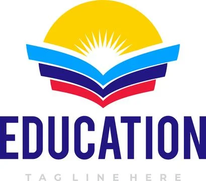Creative education logo icon design, vector illustration Stockillustratie