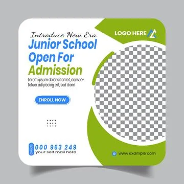 Creative Educational Social media Post Banner Stock Illustration