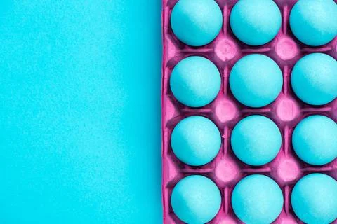 Creative eggs pattern from above Creative eggs pattern from above. Copyrig... 스톡 사진