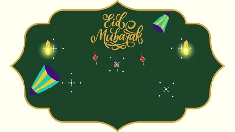 Creative Eid al-Adha Greeting Banner Designs Mubarak Vibes for the Holy Occasion Stock Footage 303903968