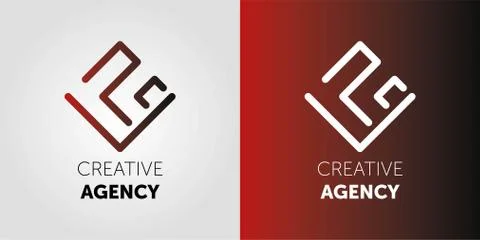 Creative engineering box tick sign vector logo, logotype icon Illustrazione stock