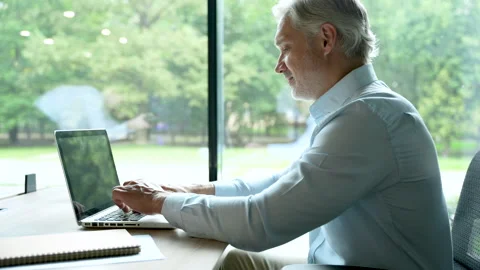 Creative entrepreneur typing on laptop Stock Footage 295181953