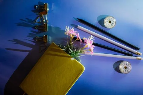 Creative Essentials: Where Ideas Bloom and Organize. Stock Photos