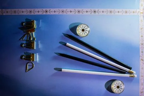 Creative Essentials: Where Ideas Bloom and Organize. Stock Photos