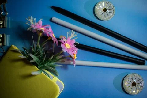 Creative Essentials: Where Ideas Bloom and Organize. Foto stock