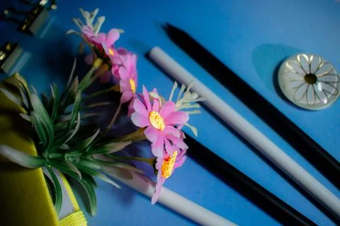 Creative Essentials: Where Ideas Bloom and Organize. Stock Photos