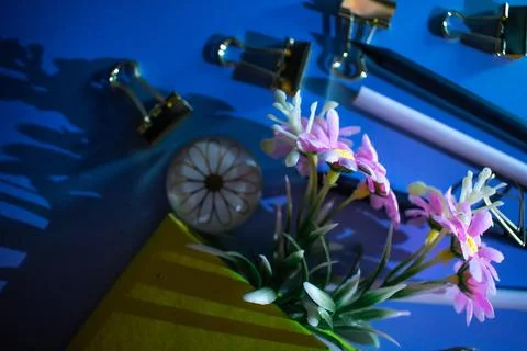 Creative Essentials: Where Ideas Bloom and Organize. Stock-Fotos