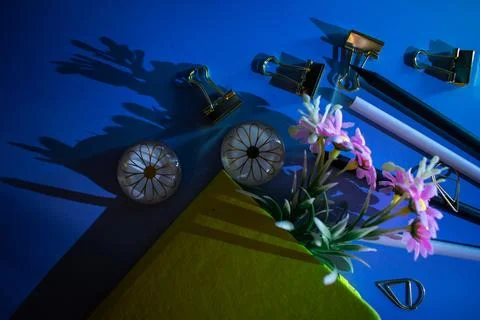 Creative Essentials: Where Ideas Bloom and Organize. Stock Photos