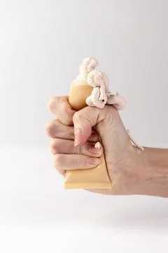 Creative Expression of Squeezing a Beauty or Skin Care Tube: A Unique Glimpse Stock Photos