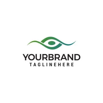 Creative Eye Concept Logo Design Template Stock Illustration
