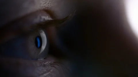 Creative eye looking for inspiration Stock Footage 126615094