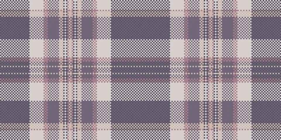 Creative fabric pattern seamless, summer vector texture plaid. Place check .. Stock Illustration
