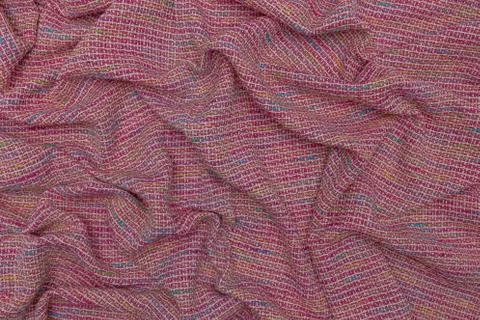 Creative of fabric with regular tiny patterns Stockillustratie