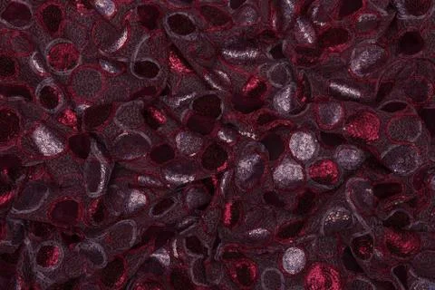 Creative of fabric with violet patterns with textile texture background Stock Photos