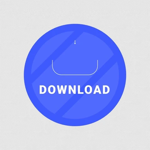Creative File Download Animation Alpha Loop Stock Footage 296265605