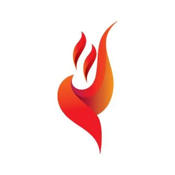 Creative Fire Design Illustrazione stock