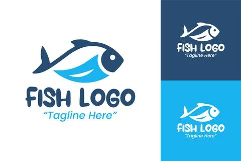 Creative Fish Logo Designs for Seafood Brands and Restaurants Illustrazione stock