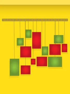 Creative flat colour vector blank design for background Stock Illustration