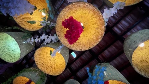 Creative Flower Design: Event Styling Showcase Stock Footage 278313152