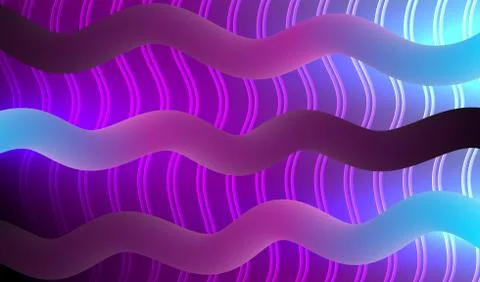 Creative Fluorescent Effect. Stock Illustration