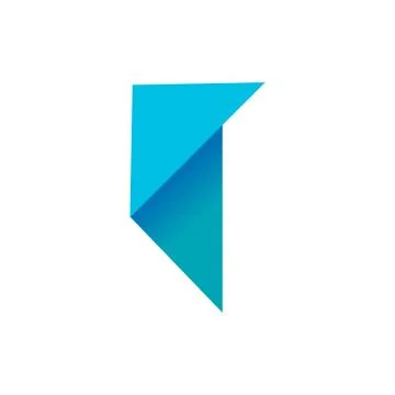 Creative Folded Paper Symbol Design 库存插图