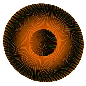 Creative fractal design element Stock Illustration