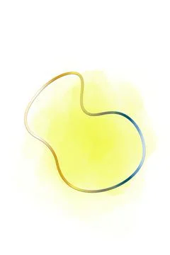 Creative frame for text. Monochrome abstract bright colorful watercolor. Text Stock Illustration